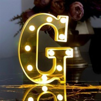 3D Işıklı Led Harf Dekoratif Aydınlatma Büyük Boy G (Gm-4184) 3D Işıklı Led Harf Dekoratif Aydınlatma Büyük Boy G (Gm-4184)