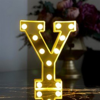 3D Işıklı Led Harf Dekoratif Aydınlatma Büyük Boy Y (Gm-4190) 3D Işıklı Led Harf Dekoratif Aydınlatma Büyük Boy Y (Gm-4190)