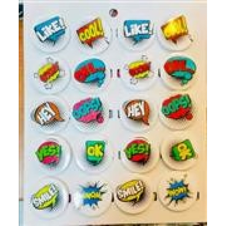 İngilizce Yazılı Rozeti *20