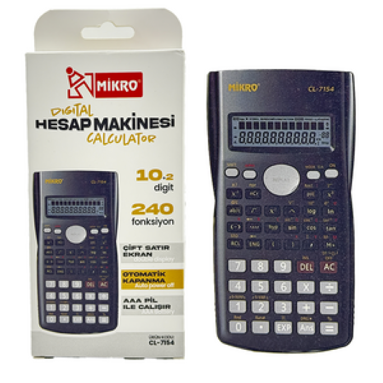 MİKRO CL-7154 HESAP MAKİNESİ 10+2DİGİT