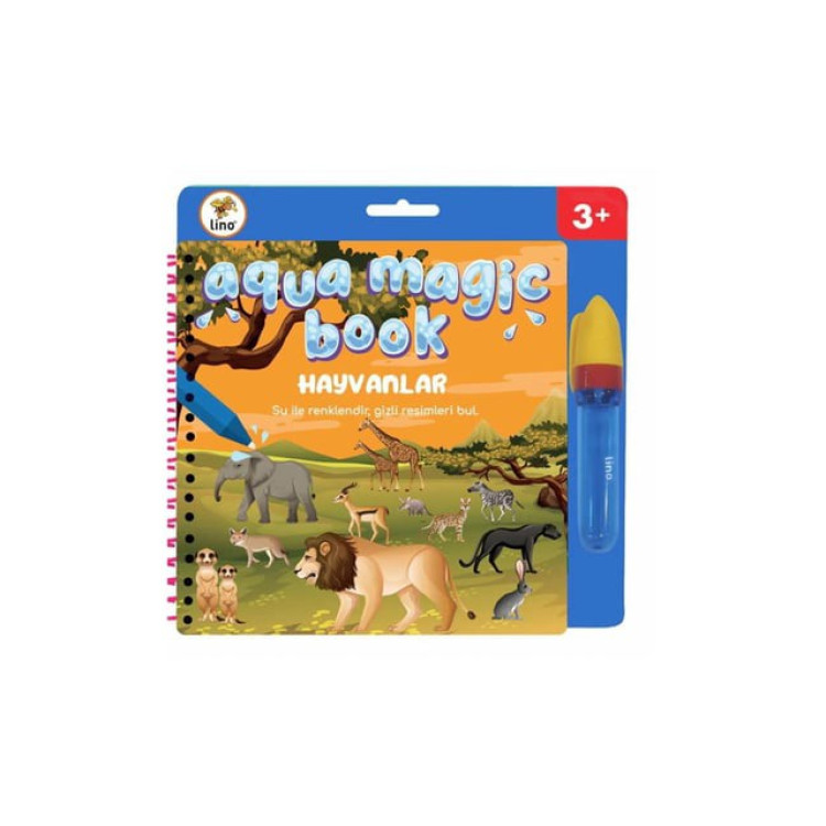 LİNO AQUA MAGİC BOOK HAYVANLAR SİHİRLİ BOYAMA KİTABI