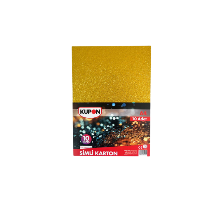 KUPON KFK-420 SİMLİ KARTON A4 10 RENK *100