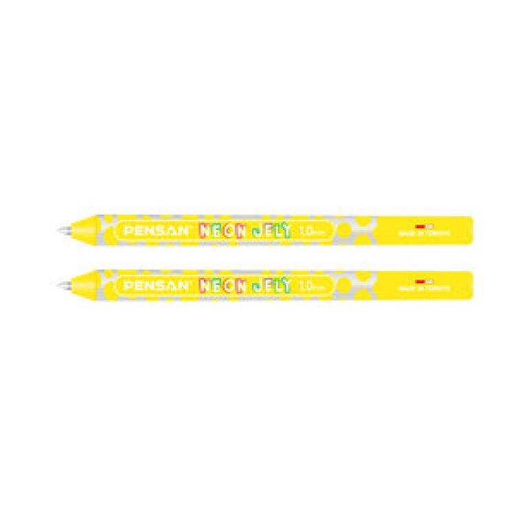 PENSAN 2801 SARI JELY NEON JEL KALEM 12Lİ
