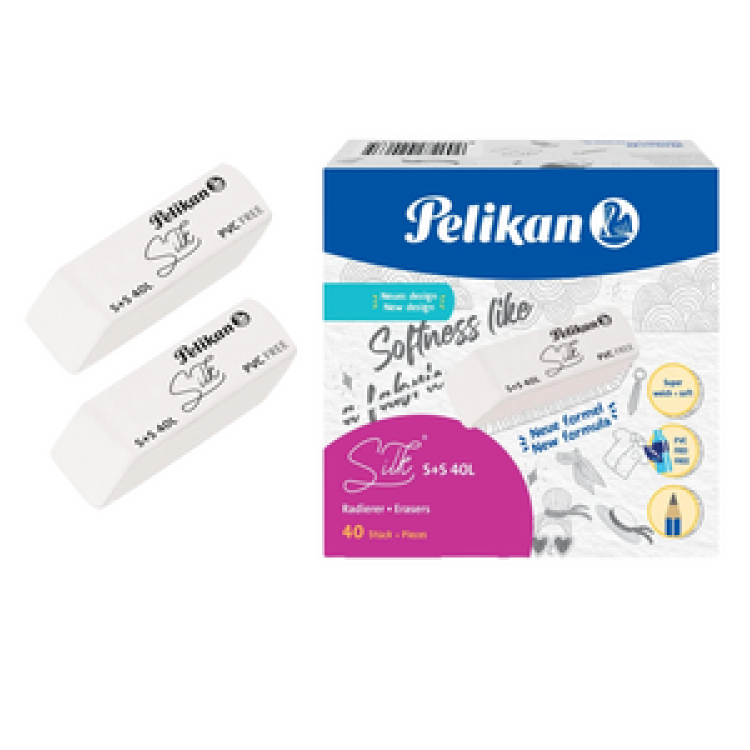 PELİKAN S+S 40L BEYAZ SİLGİ 40'LI PAKET