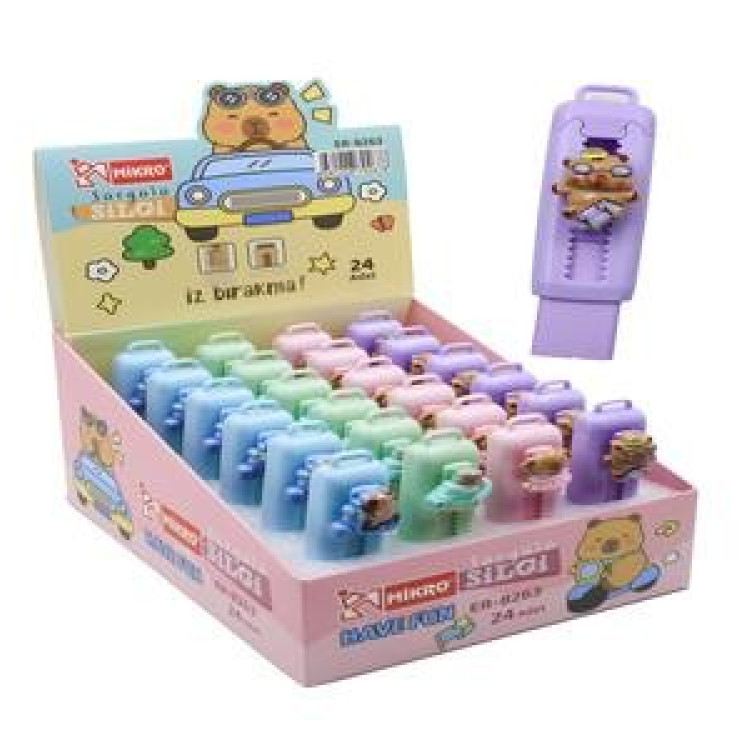 MİKRO ER-8263 HAVE FUN SÜRGÜLÜ SİLGİ 24'LÜ