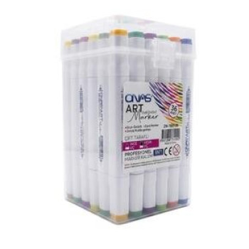 ONAS ZW-7001-36 ÇİFT TARAFLI MARKER 36 RENK > ONAS ZW-7001-36 ÇİFT TARAFLI MARKER 36 RENK >