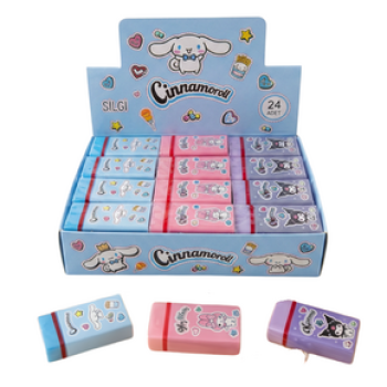 KUROMİ & MY MELODY & CINNAMOROLL SİLGİ 24'LÜ PAKET KUROMİ & MY MELODY & CINNAMOROLL SİLGİ 24'LÜ PAKET
