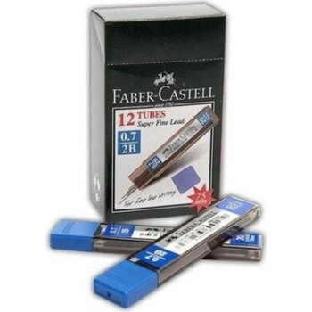 FABER CASTELL SÜPER FİNE MİN 2B 75MM 12'Lİ FABER CASTELL SÜPER FİNE MİN 2B 75MM 12'Lİ