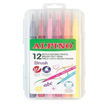 ALPINO AR-001096 FIRÇA UÇLU KEÇELİ KALEM 12'Lİ