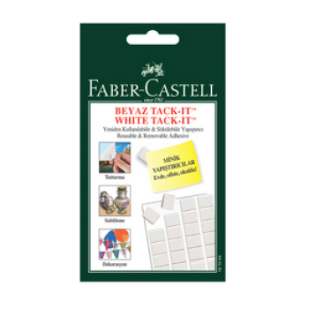 FABER CASTELL TACK-IT BEYAZ 50 GR 25'Lİ *6 FABER CASTELL TACK-IT BEYAZ 50 GR 25'Lİ *6