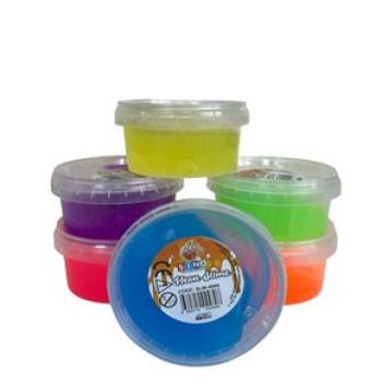 SİNO SLM-0013 NEON YUVARLAK SLİME 24'LÜ PAKET 140 GR.*6