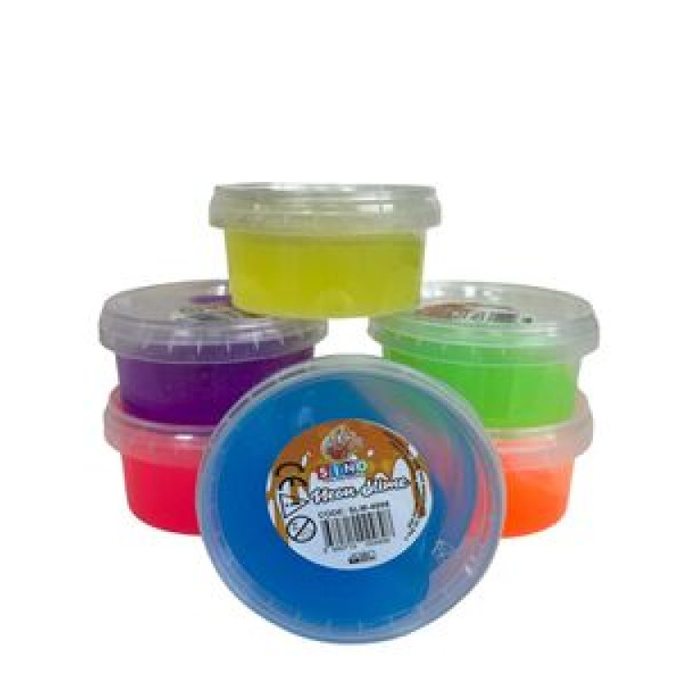 SİNO SLM 0013  NEON YUVARLAK SLİME*24