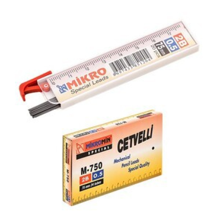 MİKRO M-750 CETVELLİ MİN 0.5MM 24LÜ PAKET*100