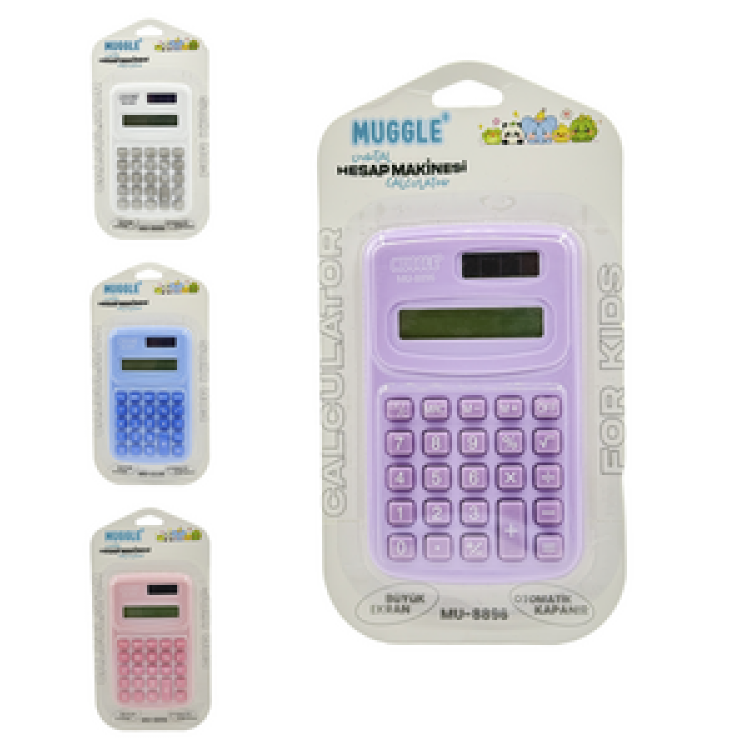 MUGGLE MU-8896 HESAP MAKİNESİ MİNİ 8DİGİT