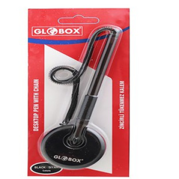 GLOBOX 1035 ZİNCİRLİ TÜKENMEZ KALEM SİYAH *24 GLOBOX 1035 ZİNCİRLİ TÜKENMEZ KALEM SİYAH *24