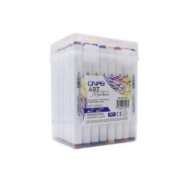 ONAS ZW-7001-48 ÇİFT TARAFLI MARKER 48 RENK