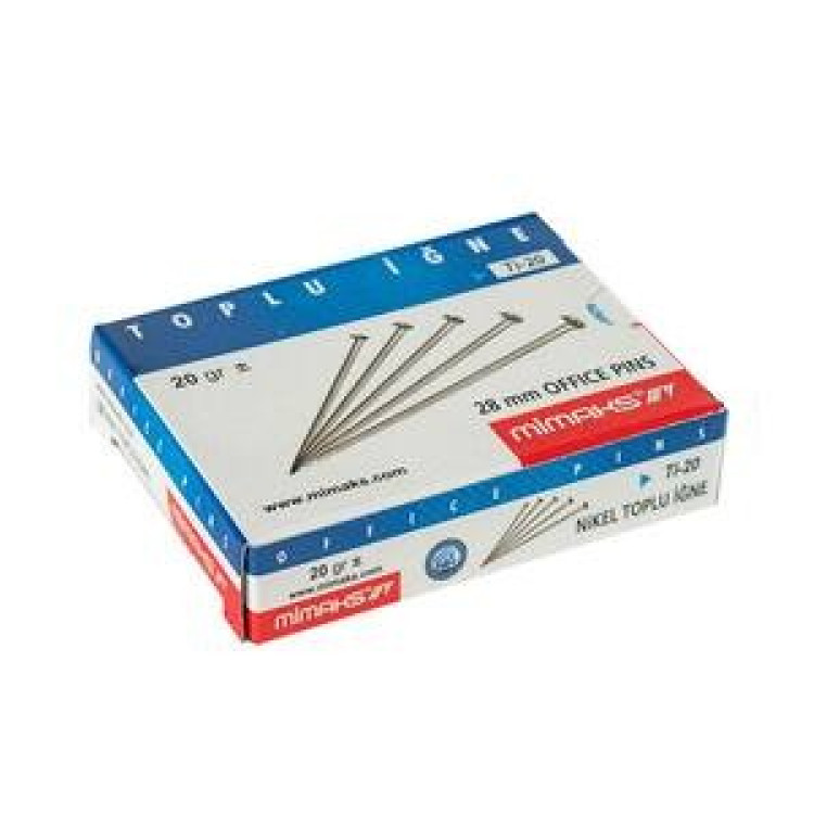 MİMAKS Tİ-20 28 MM 20 GR TOPLU İĞNE 48Lİ*18
