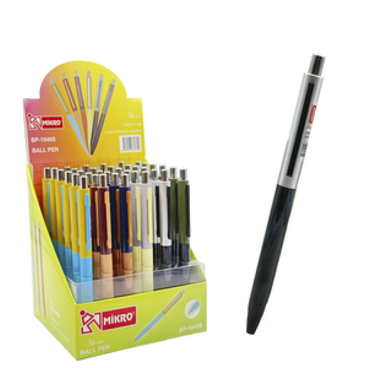 MİKRO BP-1040S  STANDLI TÜKENMEZ KALEM 36LI