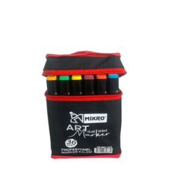 MİKRO ZW-8001 ART ÇİFT TARAFLI ÇANTALI MARKER 36'LI *30 > MİKRO ZW-8001 ART ÇİFT TARAFLI ÇANTALI MARKER 36'LI *30 >