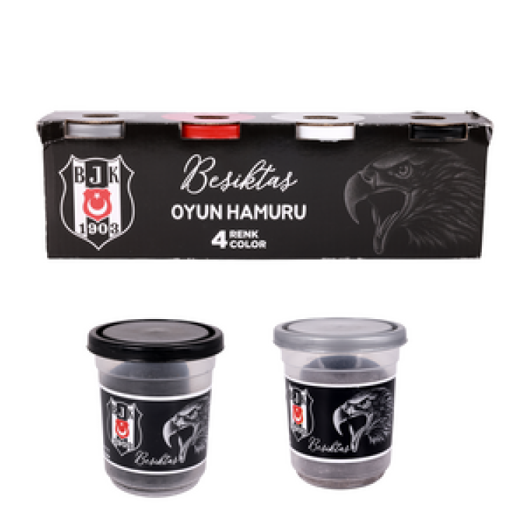 593097 BEŞİKTAŞ OYUN HAMURU 4 RENK *24
