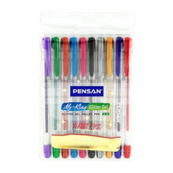PENSAN MY-KİNG 6402-10 RENK SİMLİ JEL KALEM 12'Lİ PENSAN MY-KİNG 6402-10 RENK SİMLİ JEL KALEM 12'Lİ