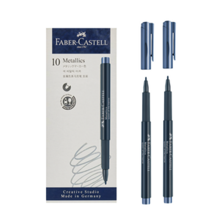 FABER METALİK MARKÖR DENİZ MAVİSİ 10'LU PAKET