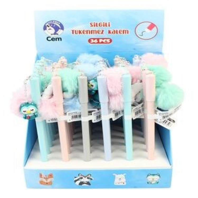 DOLPHIN EBP-7212 SİLGİLİ TÜKENMEZ KALEM 36'LI