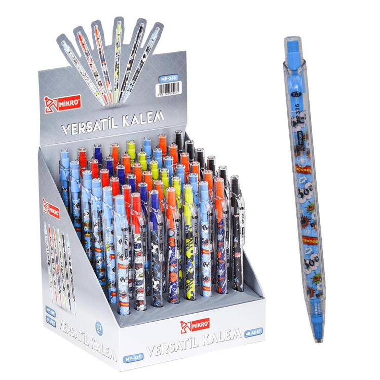 MİKRO MP 336E-48 STANDLI VERSATİL KALEM 0.7MM 48Lİ