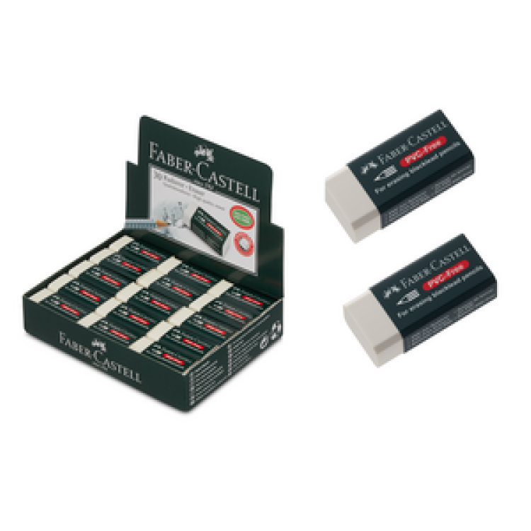 FABER CASTELL 7085 KILIFLI BEYAZ SİLGİ 30LU *30