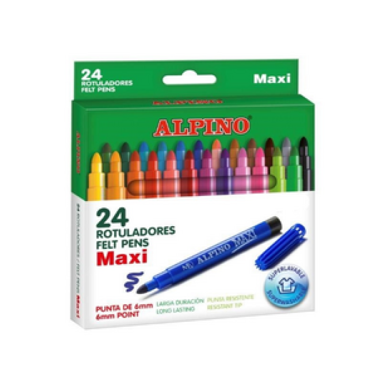 ALPINO AR-06 MAXI KEÇELİ KALEM 12 RENK 12Lİ