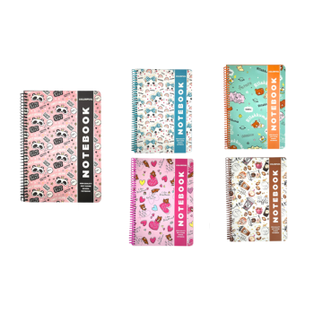 KROP STİCKERLİ ÇİZGİLİ  DEFTER COLORFUUL-26 100 YPR.12'Lİ PAKET > 4