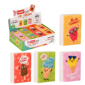 MİKRO BS-20 İCE CREAM SİLGİ 24'LÜ *50 MİKRO BS-20 İCE CREAM SİLGİ 24'LÜ *50
