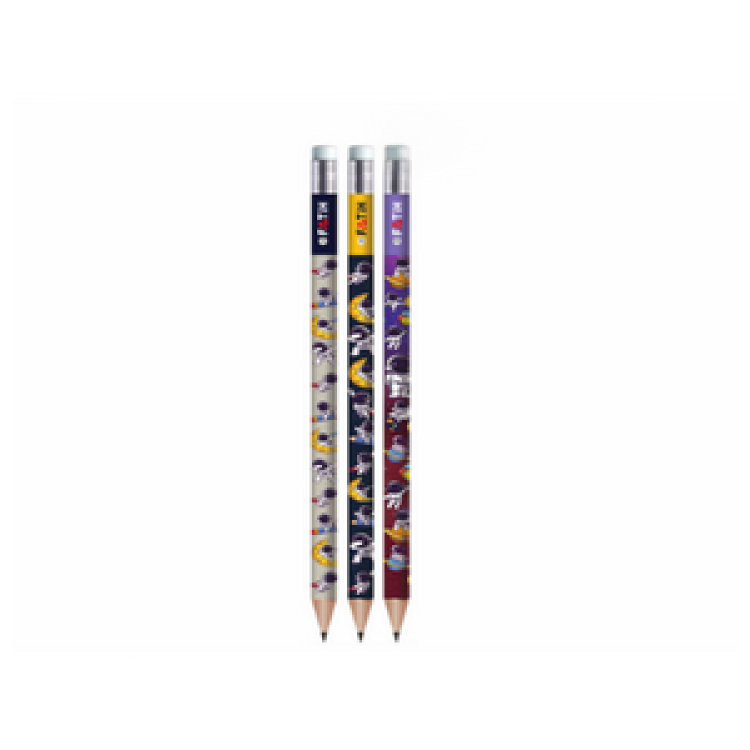 FATİH 17910 ASTRONOT SİLGİLİ KURŞUN KALEM 72 Lİ