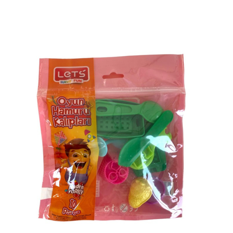 LETS L-8421 OYUN HAMURU KALIBI WAFFLE SETİ*60
