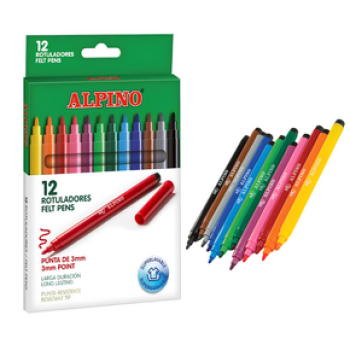ALPINO ALP-AR-1002 KEÇELİ KALEM 12'Lİ ALPINO ALP-AR-1002 KEÇELİ KALEM 12'Lİ