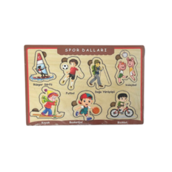 AHŞAP PUZZLE SPOR DALLARI HEDİYELİ DERGİ AHŞAP PUZZLE SPOR DALLARI HEDİYELİ DERGİ