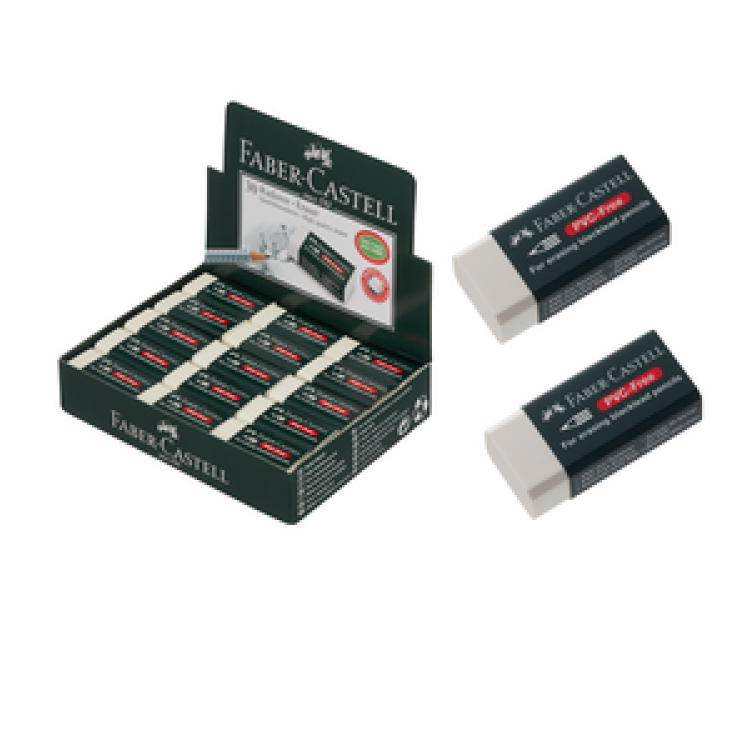 FABER CASTELL 7085 KILIFLI BEYAZ SİLGİ 20Lİ *30