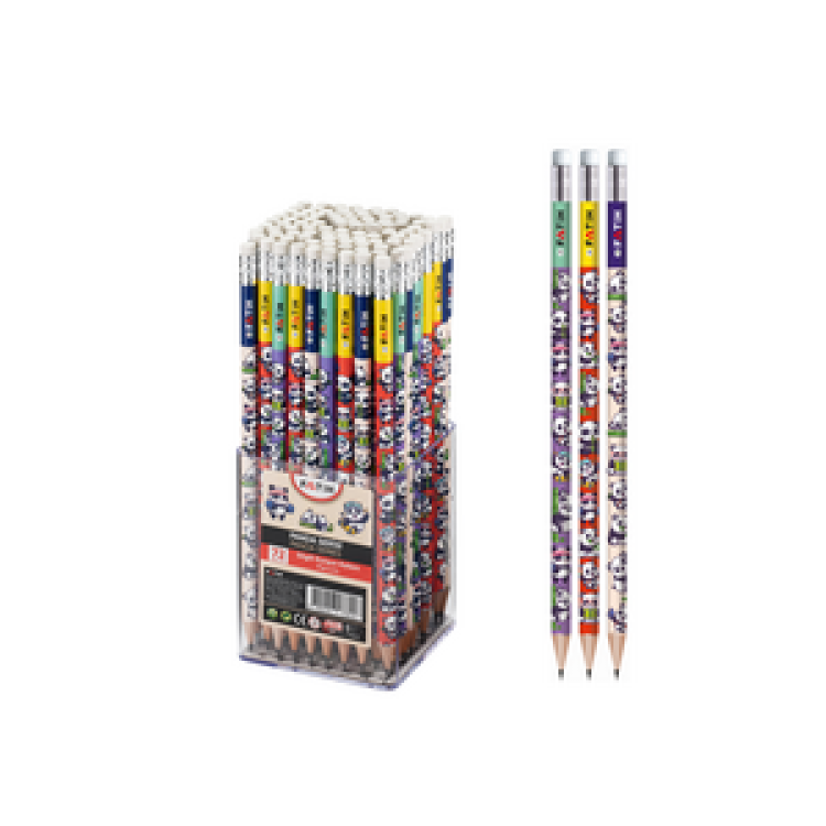 FATİH 17810 PANDA KİDS SİLGİLİ KURŞUN KALEM 72 Lİ