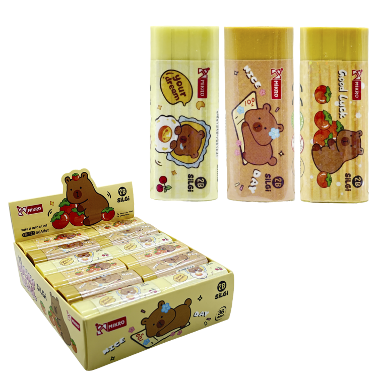 MİKRO ER-523 LUCKY BEAR SİLGİ 36LI