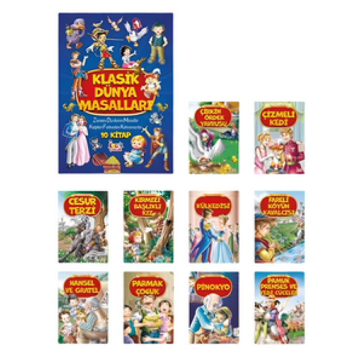 EMA KLASİK DÜNYA MASALLARI (10 Kitap)