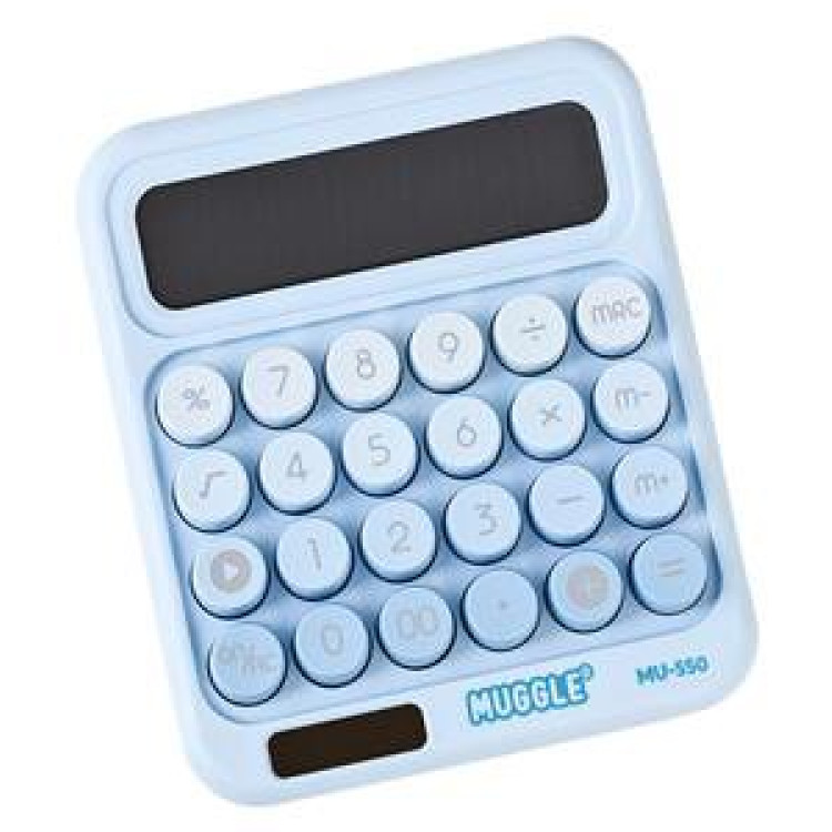 MUGGLE MU-550 12 YUMUŞAK TUŞLU HESAP MAKİNESİ