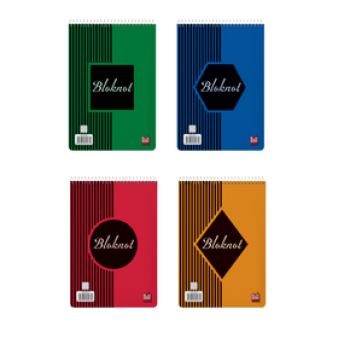 ELMA ELM-090 A5 SPİRALLİ BLOKNOT 60YP.80GR.DÜZ 6''LI ELMA ELM-090 A5 SPİRALLİ BLOKNOT 60YP.80GR.DÜZ 6''LI