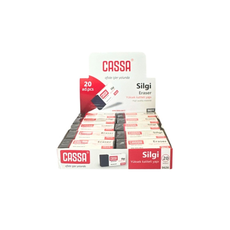 CASSA 9626 SİLGİ 20Lİ PAKET >