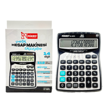 MİKRO CL-6872 DİGİTAL HESAP MAKİNESİ MİKRO CL-6872 DİGİTAL HESAP MAKİNESİ