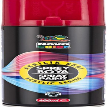 NOVA COLOR AKRİLİK SPREY BOYA 400 ML -KIRMIZI NOVA COLOR AKRİLİK SPREY BOYA 400 ML -KIRMIZI