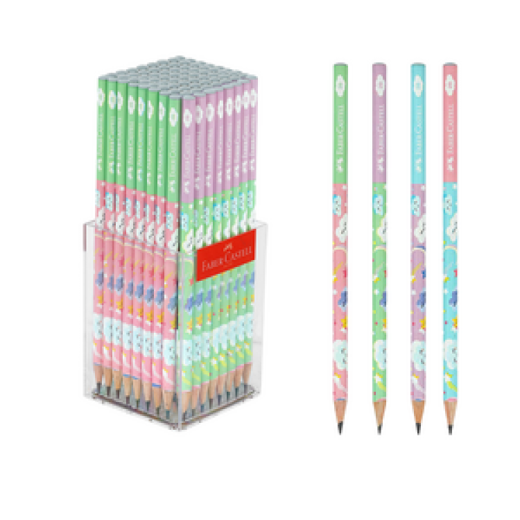 FABER CASTELL SEVİMLİ BULUTLAR KURŞUN KALEM 2B72‘Lİ PK (FSC)
