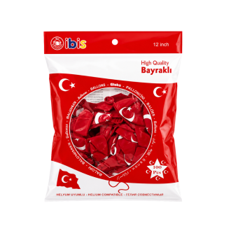 İBİS AYYILDIZ BAYRAKLI BALON 100'LÜ > İBİS AYYILDIZ BAYRAKLI BALON 100'LÜ >