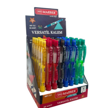 MABER MP-731 STANDLI VERSATİL KALEM 0.7MM 48'Lİ