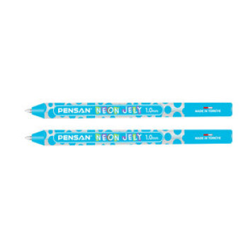 PENSAN 2801 MAVİ JELY NEON JEL KALEM 12'Lİ PENSAN 2801 MAVİ JELY NEON JEL KALEM 12'Lİ