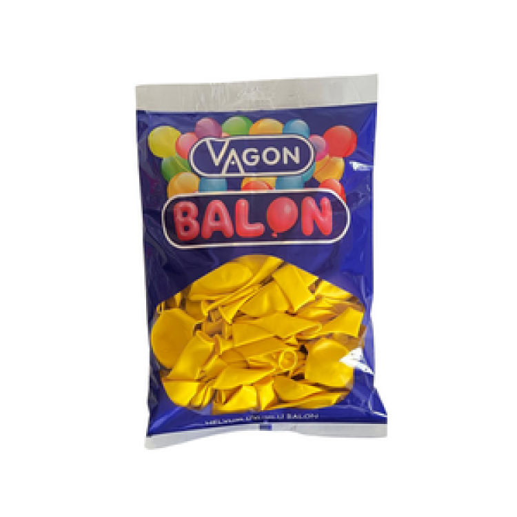 VAGON 8003 SARI BALON 100'LÜ*30 >